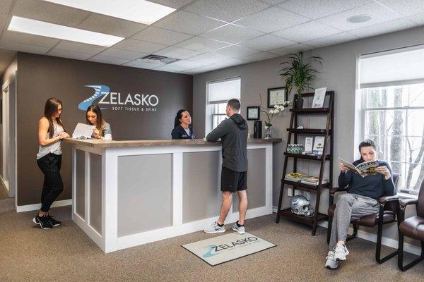 Waiting room within Zelasko Soft Tissue & Spine