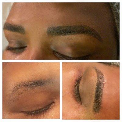 You'll never have to fill in your brows again with Microblading, or  Microstroking which is Semi-Permanent Eyebrow Tattoo. Lasts  3 years!