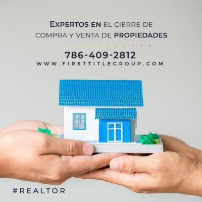 Estamos aqui para ayudarte a cerrar tu casa. Llamanos 786-409-2812