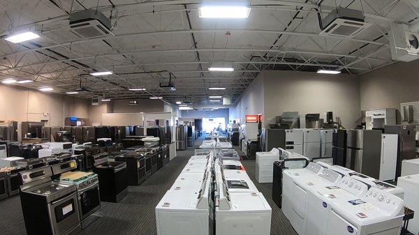 Birds-Eye View of Laundry Area