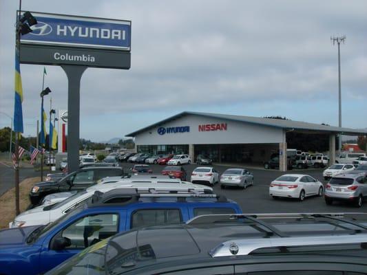 Our Hyundai and Nissan showroom.