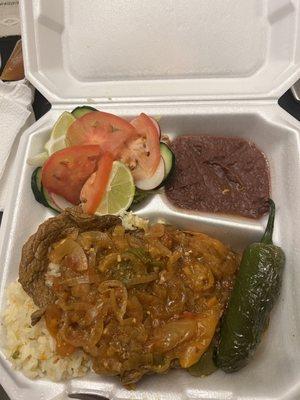 Bistec Encebollado