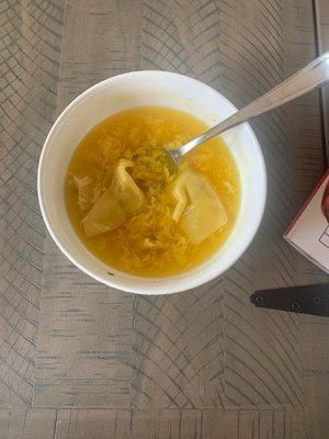 15. Wonton Egg Drop Soup