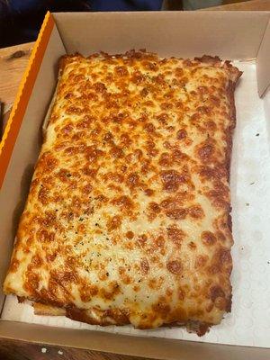 Uncut Italian cheese bread