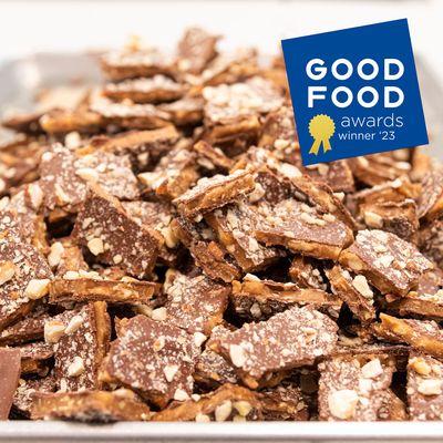 Milk Chocolate Almond Toffee - Winner of the Good Food Award in Confections 2023