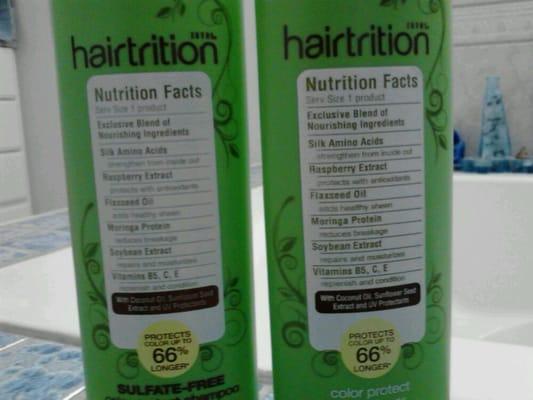 Hairtrition color protect shampoo & conditioner