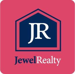 Logo for Jewel Realty, a real estate brokerage in the Coachella Valley.