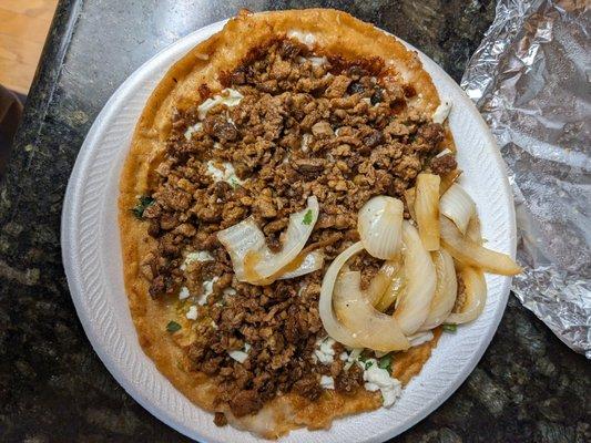 Huarache de asada