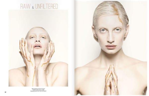 Makeup Editorial for Blüm Magazine