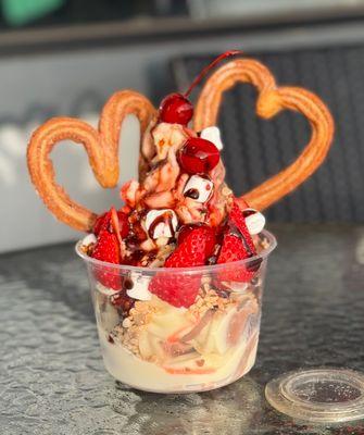 Valentines Day Modern Churro