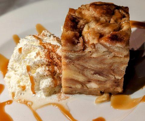 Apple Cinnamon Bread Pudding.