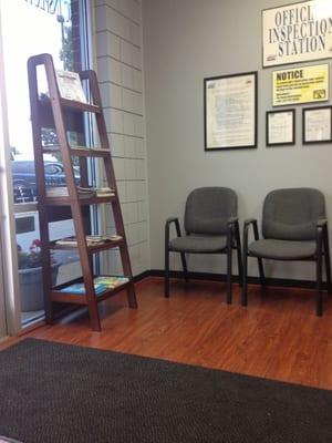 Clean waiting room!