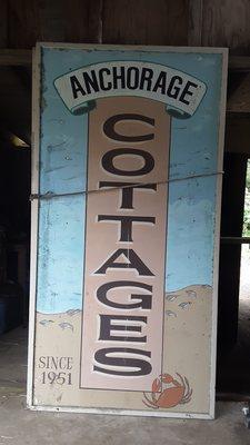 4×8. ,old motel sign from Anchorage motel have 2 300.00 each 500.oo for both