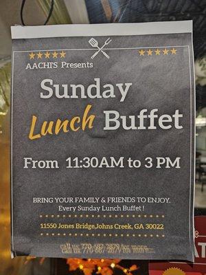 Lunch buffet