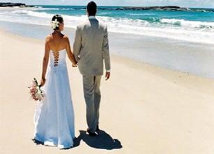 Wedding ceremony on the beach