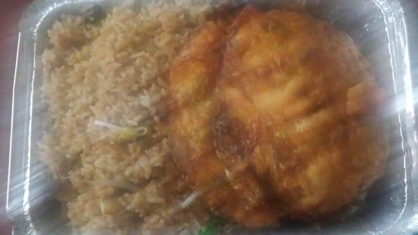 Egg Foo young / gravy on the side