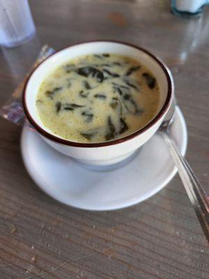 Spinach soup