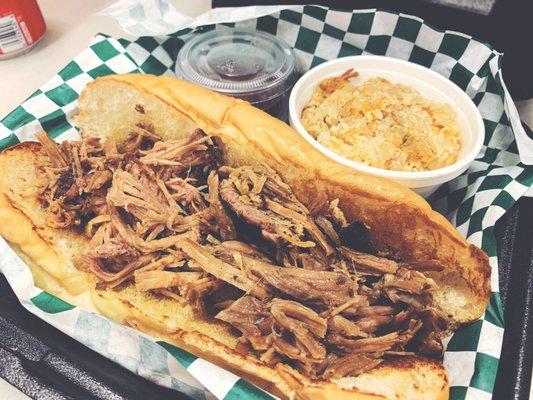 Pulled pork (pre sauce) and hashbrown casserole