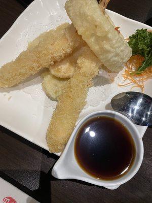 Shrimp & Vege. Shrimp Tempura Udon Soup