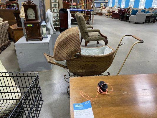 Vintage early 1900's baby pram.