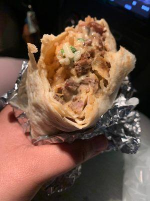 Super Carne asada Supreme Burrito