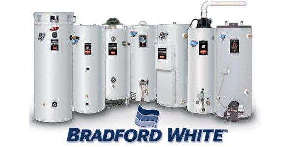 Proudly installing American made Bradford White water heaters.