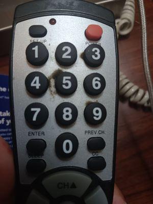 Nasty (possibly moldy) remote!