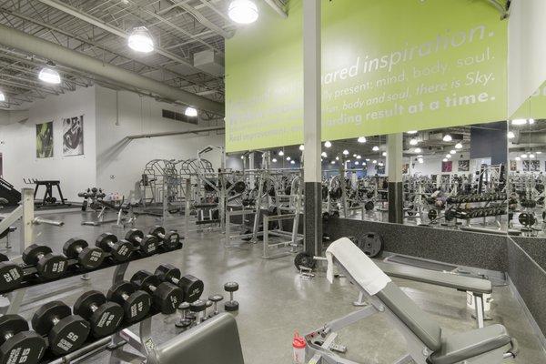 gym equipment at South Tulsa Genesis