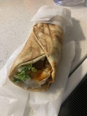 Meghan's Falafel Pita Wrap - 8.1/10