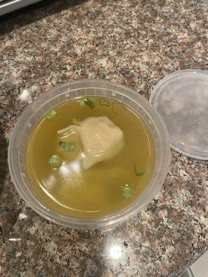 Wonton Soup with dinner special