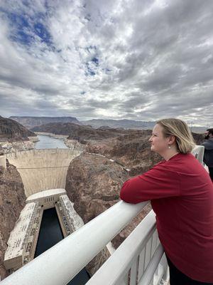 Hoover Dam from the bridge