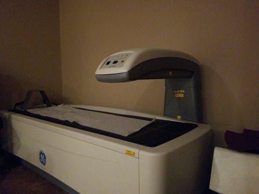 Bone density scanner