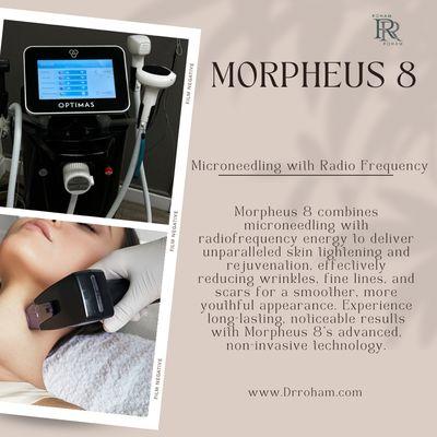 Morpheus 8 Microneedling with Radio Frequency for perfect glass like skin