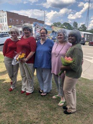 Actresses from The Dixie Swim Club play