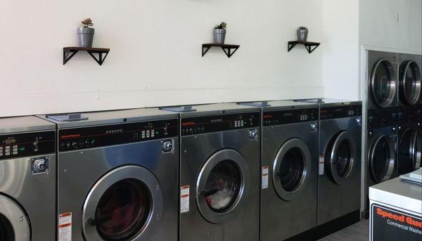 Come in today! and Check out our New Store improvements! This is our "New and Improved" Large six load Machine area of the Laundry.