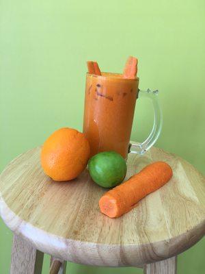 Fresh vegetable juice