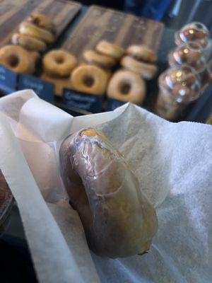 Delicious lavender donut