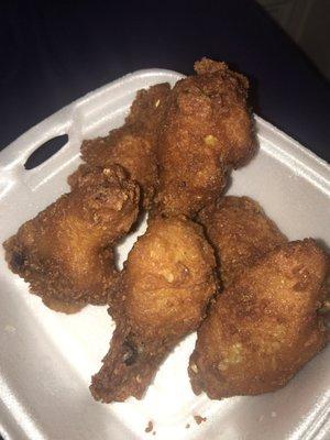 6 hot wings ($5)