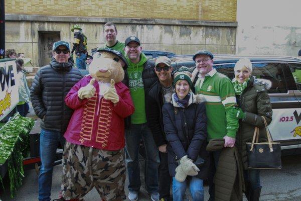 Monroeville Kia hit the 2019 St. Patrick's Day Parade in Pittsburgh with 102.5 WDVE