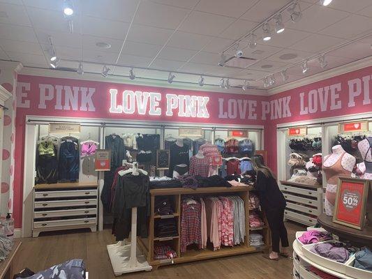 Pink is an attached store