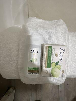 Dove soap is a nice surprise