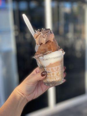 German chocolate cake gelati