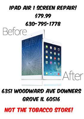 IPAD AIR SCREEN REPAIR! $79.99