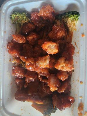 "general Tsos" rock hard no meat all gristle