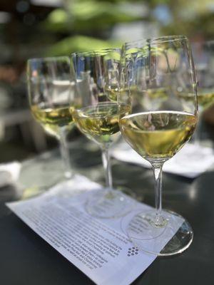 Chardonnay Wine Flight