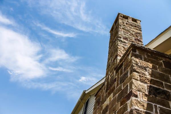 Beautiful stone chimenea.