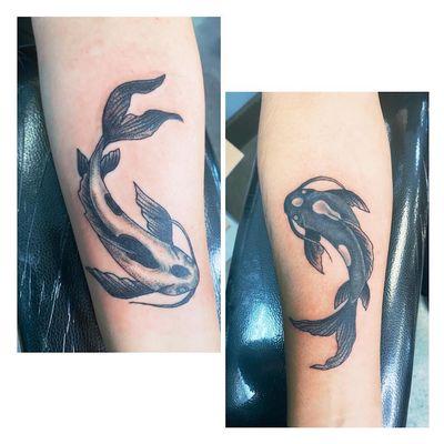 Forearm matching tattoos