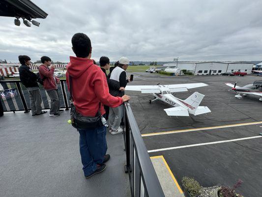 Japanese ATC students tour/visit Harvey Field-2024