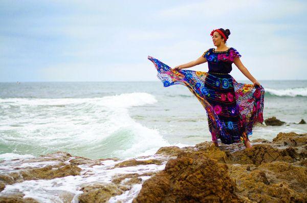 The beauty of this dress from the state of Chiapas is absolutely magnificent.