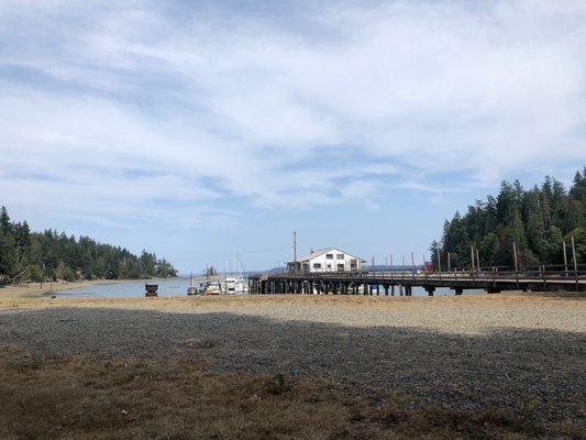 View of restaurant from the parking lot